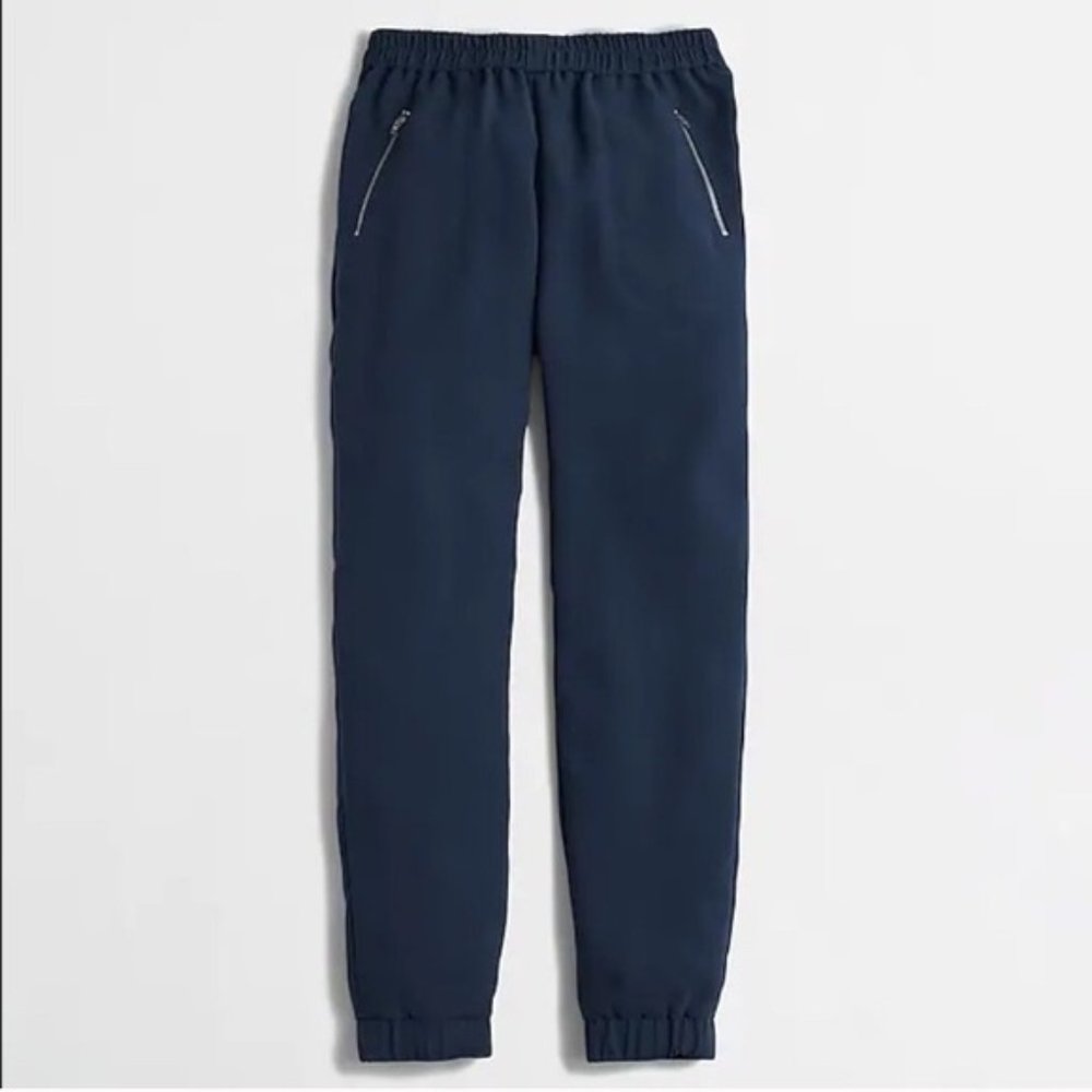 NWT J Crew Sydney Pull On Jogger Pant in BLUE